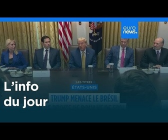 Replay L'info du jour | 10 juillet - Mi-journée