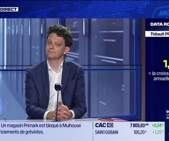 Replay BFM Bourse - La Data Room : 1,1% = la croissance française annuelle sur 10 ans - 04/06