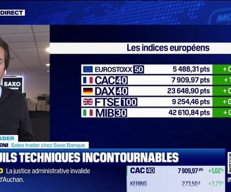 Replay BFM Bourse - Alerte traders : les seuils techniques incontournables sur les marchés et les valeurs - 23/09