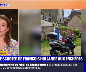 Replay L'image du jour - Le célèbre scooter de François Hollande, avec lequel il allait voir Julie Gayet, sera bientôt vendu aux enchères