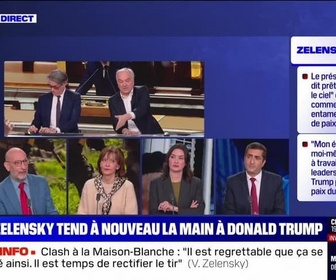 Replay BFM Story - Story 3 : Zelensky tend à nouveau la main à Donald Trump - 04/03