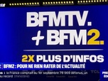 Replay Les capsules de l'Info en Vrai - Lancement de BFM2: la nouvelle chaîne info 100% digitale pour suivre toutes les actualités