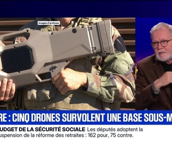Replay BFM Grand Soir - Finistère : cinq drones survolent une base sous-marine - 05/12