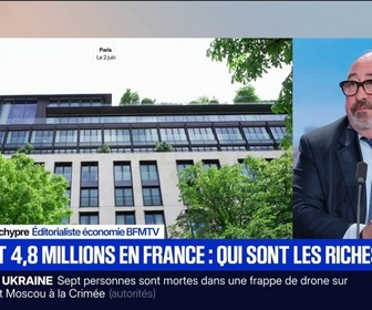 Replay BFM Première - ÉDITO - Qui sont les personnes riches en France?