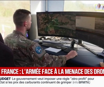 Replay BFM Première - Pape en France: comment l'armée s'entraîne à brouiller les drones ennemis