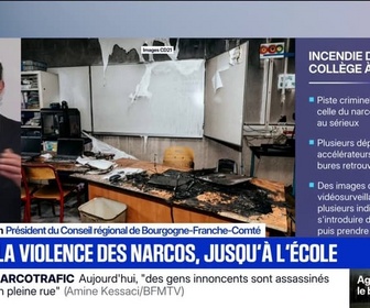 Replay Apolline de 9 à 10 - Collège incendié à Dijon: Il y a un rapport de force entre des organisations criminelles et l'État, affirme le président du Conseil régional de Bourgogne-Franche-Comté