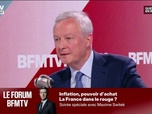 Replay Face à Face - Bruno Le Maire: J'assume toutes mes responsabilités sur la dette