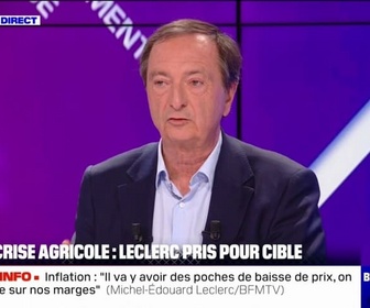 Replay BFM Politique - Colère des agriculteurs: Nous distributeurs et nos salariés, on partage une partie des revendications agricoles assure Michel-Édouard Leclerc