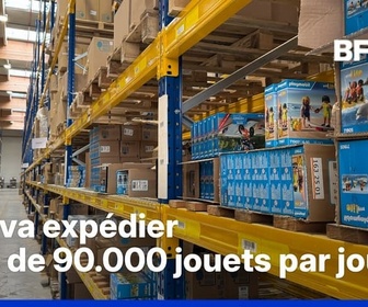 Replay ROBIN DE BFM - Le plus gros entrepôt de jouets dans le rush avant Noël
