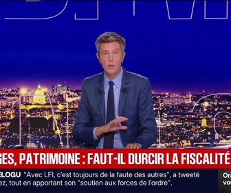 Replay BFM Grand Soir - Le Pen veut baisser les taxes sur le carburant - 26/08