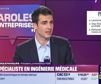 Replay Paroles d'entreprises - Anthony Coulet-Khalifa (P2M) : P2M, spécialiste en ingénierie médicale - 24/01