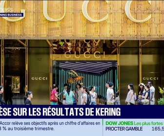 Replay Good Morning Business - Kering annonce des résultats mitigés au troisième trimestre