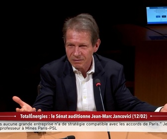 Replay 100% Sénat - Commission d'enquête Totalenergies : Jean-Marc Jancovici auditionné