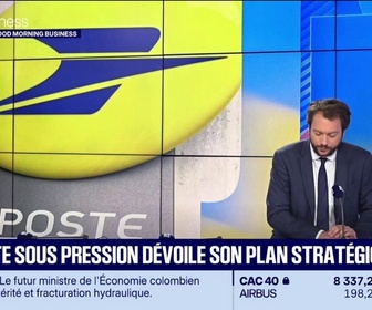 Replay Good Morning Business - La Poste sous pression dévoile son plan stratégique