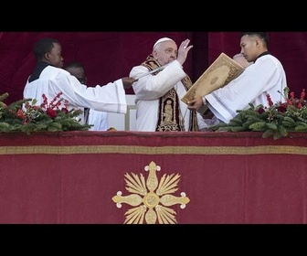 Replay Urbi et Orbi : le pape appelle à faire taire les armes lors de sa bénédiction de Noël