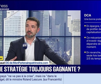 Replay BFM Bourse - Thème d'avenir : Gagne-t-on à tous les coups en Bourse avec le DCA ? - 30/1