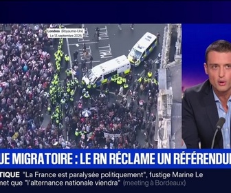 Replay BFM Grand Soir - Politique migratoire : le RN réclame un référendum - 14/09