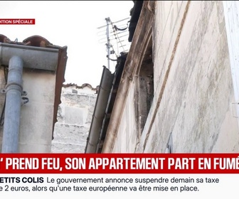 Replay BFM Première - Charente-Maritime: sa climatisation prend feu brulant tout l'appartement