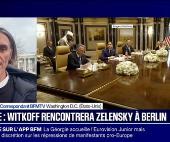 Replay 20H BFM - Guerre en Ukraine: quels sont les objectifs de Steve Witkoff, l'émissaire américain, pour sa rencontre avec Volodymyr Zelensky à Berlin?