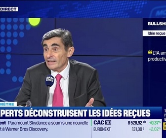 Replay BFM Bourse - Bullshitomètre : L'IA améliore la productivité - FAUX répond Christian Bito - 24/02
