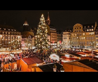 Replay Le grand sapin du marché de Noël de Strasbourg déjà installé