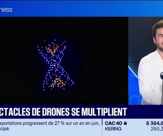 Replay Good Morning Business - French Tech : Les spectacles de drones se multiplient - 14/07