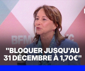 Replay Face à Face - Ségolène Royal propose de bloquer jusqu'au 31 décembre le prix de l'essence à 1,70 euro