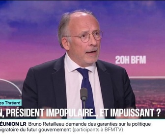 Replay 20H BFM - LE CHOIX D'YVES THRÉARD - Emmanuel Macron, président impopulaire