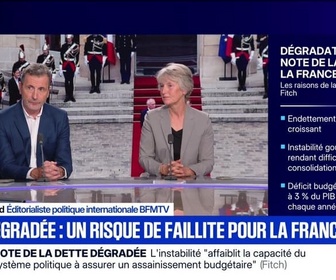 Replay BFM Grand Soir - Fitch dégrade la note de la dette française - 12/09