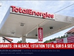 Replay BFM Première - En Alsace, une station-service Total sur cinq est en rupture de carburant
