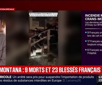 Replay BFM Grand Soir - Crans-Montana : 9 morts et 23 blessés français - 04/01