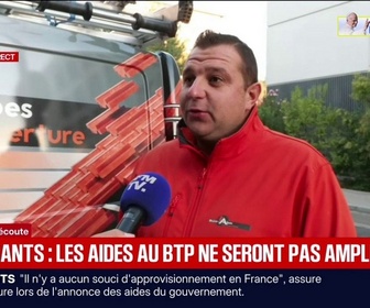 Replay BFM Première - Si ça continue comme ça, on va peut-être refuser des chantiers faute de carburant: le secteur du BTP durement touché par la flambée des prix des carburants