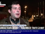 Replay 20H BFM - Le président des Jeunes Agriculteur d'Île-de-France explique pourquoi les agriculteurs veulent se mobiliser toute la nuit devant l'Assemblée