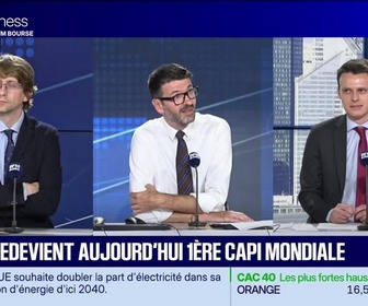 Replay BFM Bourse - On refait la séance : Apple redevient aujourd'hui la première capitalisation mondiale - 17/07