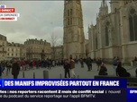 Replay BFMTVSD - Des manifs improvisées partout en France - 18/03