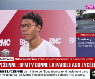 Replay Face à Face - Arrivée de 3.000 professeurs remplaçants: On attend d'avoir le résultat concret, réagit Nathanaël Combary, président du conseil d'administration de Renouveau lycéen