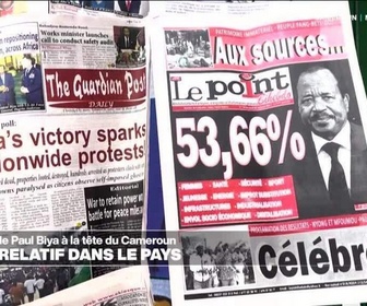 Replay Journal de l'Afrique - Calme relatif au Cameroun au lendemain de l'annonce de la victoire de Paul Biya à la présidentielle.