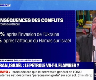 Replay La chronique éco - Iran/Israël: le prix du pétrole va-t-il flamber?