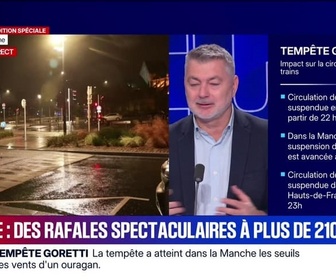 Replay BFM Grand Soir - Manche : des rafales spectaculaires à plus de 210 km/h - 08/01
