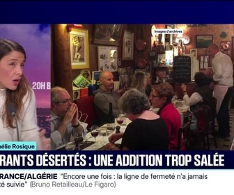 Replay 20H BFM - LE CHOIX D'AMÉLIE ROSIQUE - Restaurants désertés: une addition trop salée