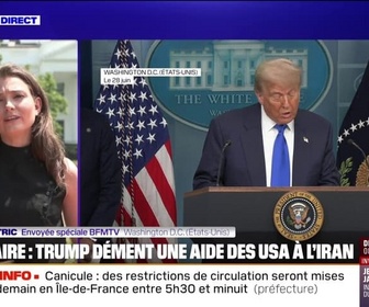 Replay 20H BFM - Nucléaire iranien: Donald Trump dément s'être préparé à proposer 30 milliards de dollars à l'Iran pour arrêter son programme nucléaire