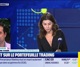 Replay BFM Bourse - Le Portefeuille trading : Le point sur le portefeuille trading - 09/10