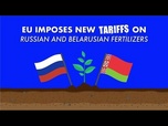Replay Les droits de douane de l'UE sur les engrais toucheront-ils les caisses de la Russie ?