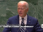 Replay Journal De L'afrique - Le monde doit arrêter d'armer les généraux au Soudan, exhorte Joe Biden à l'ONU