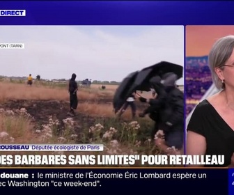 Replay 20H BFM - A69: Je condamne toute violence mais je ne condamnerai pas les personnes qui commencent la désobéissance civile, assure Sandrine Rousseau