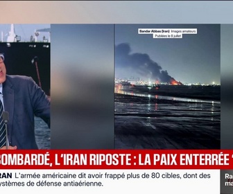 Replay BFM Première - Guerre au Moyen-Orient: de nouvelles frappes américaines lancées contre l'Iran après des attaques de navires dans le détroit d'Ormuz
