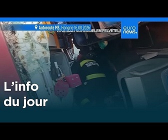Replay L'info du jour | 16 août 2026 - Soir