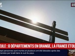 Replay BFM Première - Canicule: Météo France place huit départements de l'ouest du pays en vigilance orange