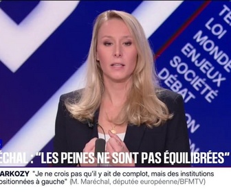 Replay BFM Politique - Condamnation de Nicolas Sarkozy: Je suis pour l'interdiction de la syndicalisation des magistrats, explique Marion Maréchal, députée européenne
