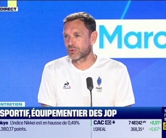 Replay Good Morning Business - Le Grand entretien : Le Coq Sportif, équipementier des JOP - 18/09